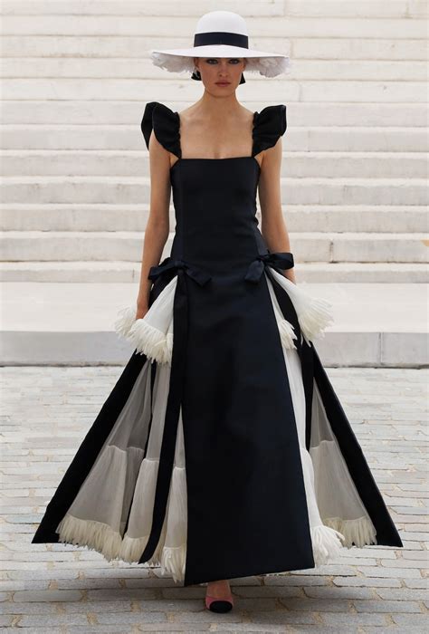 elegance chanel|Chanel haute couture dresses.